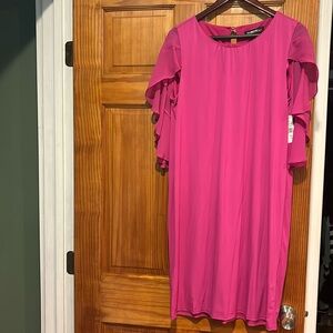 Glamour magenta dress